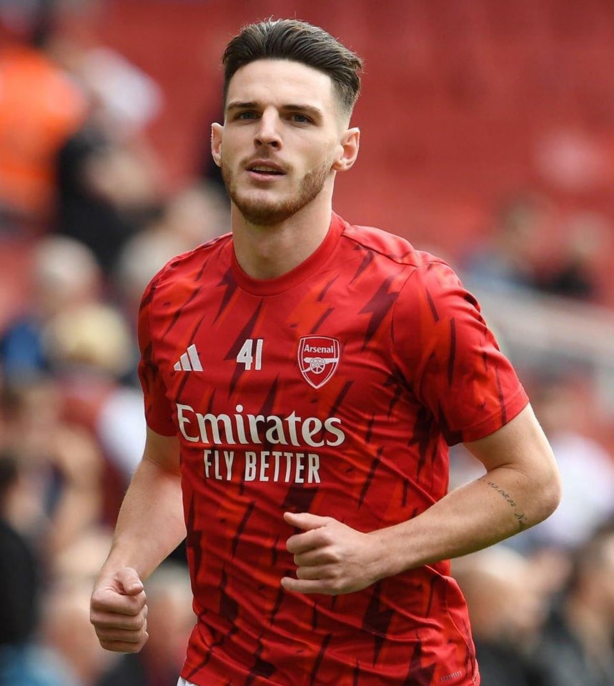 Arsenal hồi hộp đợi tình hình chấn thương của Declan Rice